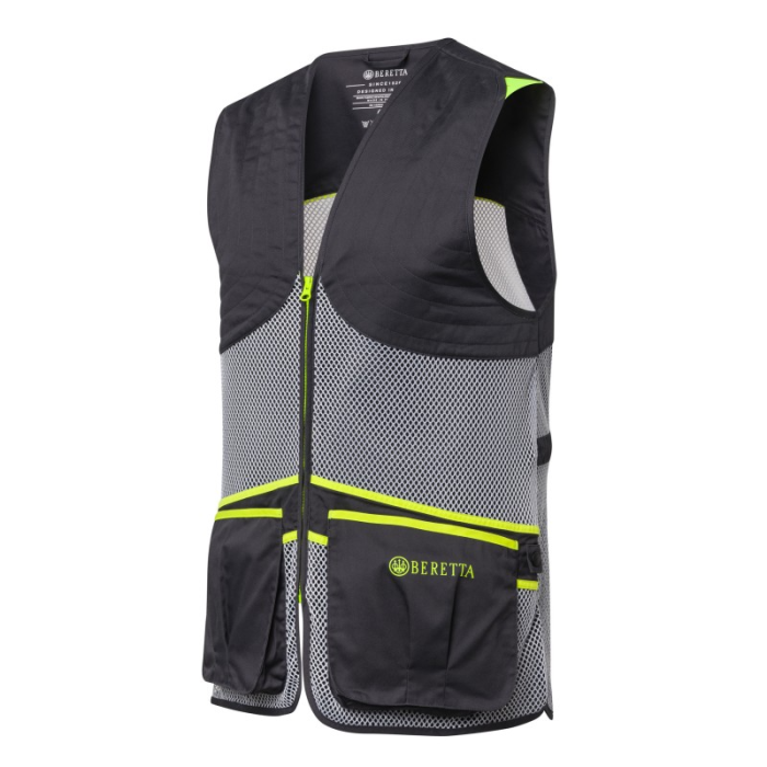 Kamizelka strzelecka Beretta Full Mesh Vest Ebony & Ice grey